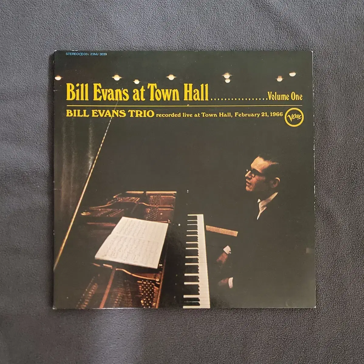 LP Bill Evans LP - At Town Hall Vol 1 Ve